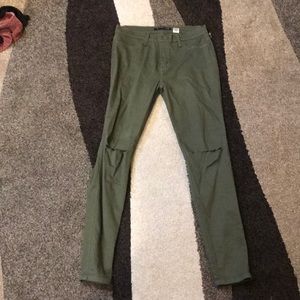 Canopy olive jeans